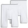 imageJockey Mens Pouch 10quot Midway Brief  2 PackWhite