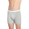 imageJockey Mens Underwear Pouch 5quot Boxer Brief  6 PackGrey Heather