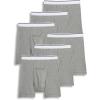 imageJockey Mens Underwear Pouch 5quot Boxer Brief  6 PackGrey Heather