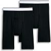 imageJockey Mens Pouch 10quot Midway Brief  2 PackBlack