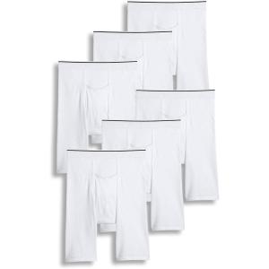 imageJockey Mens Underwear Pouch 10quot Midway Brief  6 PackWhite