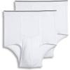 imageJockey Mens Big Man Pouch Brief  2 PackWhite