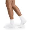 imageJockey Mens Mens Everyday Cotton Blend Quarter Sock  8 PackWhite