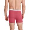 imageJockey Mens Pouch 5quot Boxer Brief  2 PackGrey HeatherMalibu Red