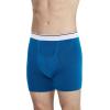 imageJockey Mens Pouch 5quot Boxer Brief  2 PackWild OrchidAzurite Sea