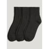 imageJockey Mens Socks NonBinding Quarter Socks  3 PackBlack