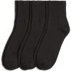imageJockey Mens Socks NonBinding Quarter Socks  3 PackBlack