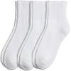 imageJockey Mens Socks NonBinding Quarter Socks  3 PackWhite