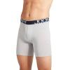 imageJockey Mens Underwear Big Man ActiveStretch Long Leg Boxer Brief  2 PackTrue NavyGrey Heather