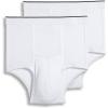 imageJockey Mens Big Man Pouch Brief  2 PackWhite