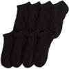imageJockey Mens Mens Everyday Cotton Blend Low Cut Sock  8 PackBlack
