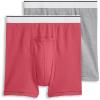 Grey Heather/Malibu Red