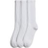 imageJockey Mens Socks NonBinding Crew Socks  3 PackWhite