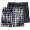 imageJockey Mens Underwear Big Man Full Cut 5quot Boxer  2 PackNavy TartanNavy Kennedy