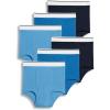 imageJockey Mens Underwear Pouch Brief  6 PackBlue SpringJust BlueTrue Navy