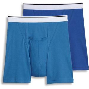 imageJockey Mens Pouch 5quot Boxer Brief  2 PackBlue