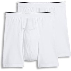 imageJockey Mens Pouch 5quot Boxer Brief  2 PackWhite