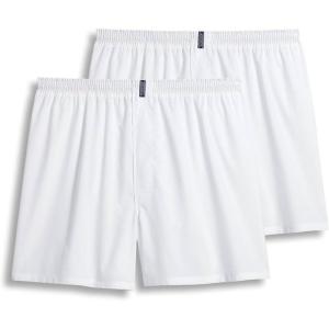 imageJockey Mens Underwear Big Man Full Cut 5quot Boxer  2 PackWhite