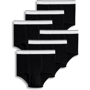 imageJockey Mens Underwear Pouch Brief  6 PackBlack