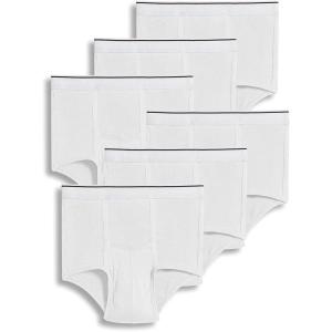 imageJockey Mens Underwear Pouch Brief  6 PackWhite