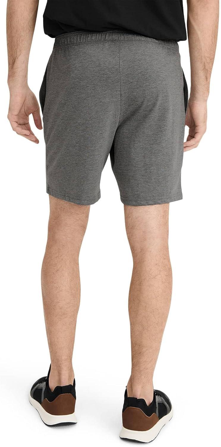 imageJockey Mens Activewear Knit ShortBattleship Grey Heather