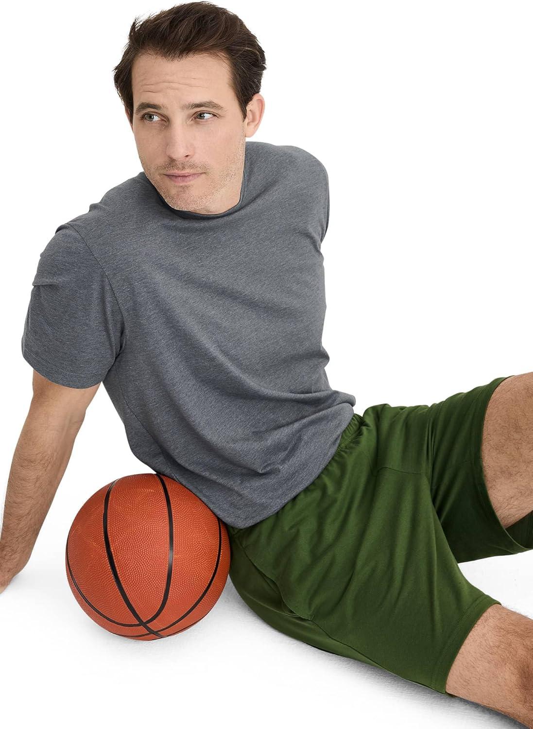 imageJockey Mens Activewear Knit ShortMilitary Green