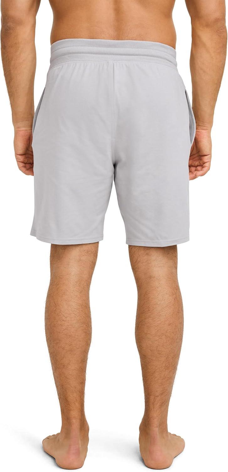 imageJockey Mens Cotton Stretch Sleep ShortSolid Grey