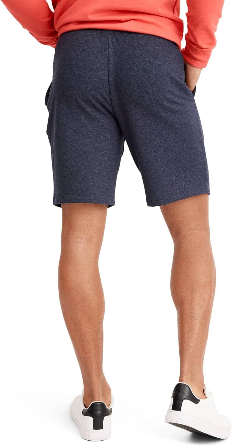 imageJockey Mens Loungewear Cotton Blend Fleece 85quot ShortTrue Navy Heather