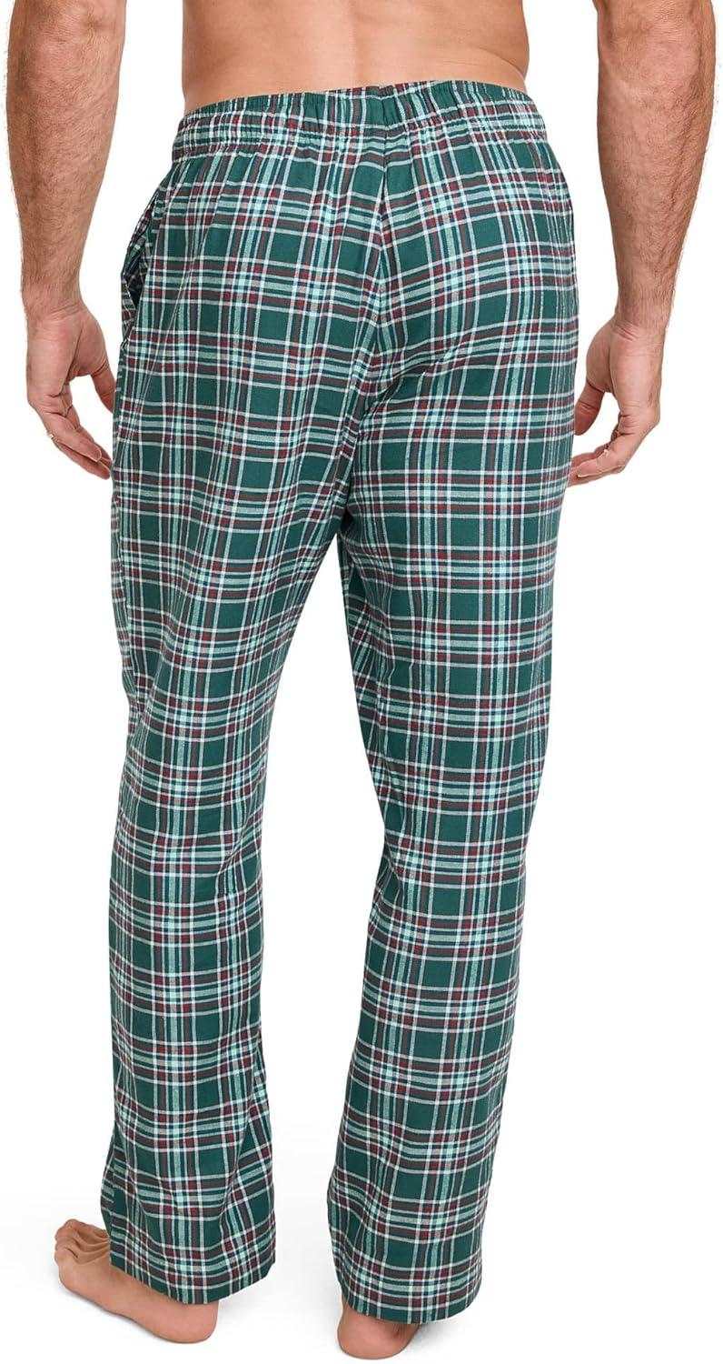 imageJockey Mens Sleepwear Tall Man Flannel Sleep PantCactus Pine Candy Plaid