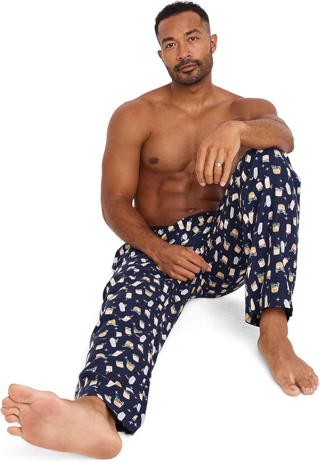 imageJockey Mens Sleepwear Tall Man Flannel Sleep PantVery Merry Cocktails