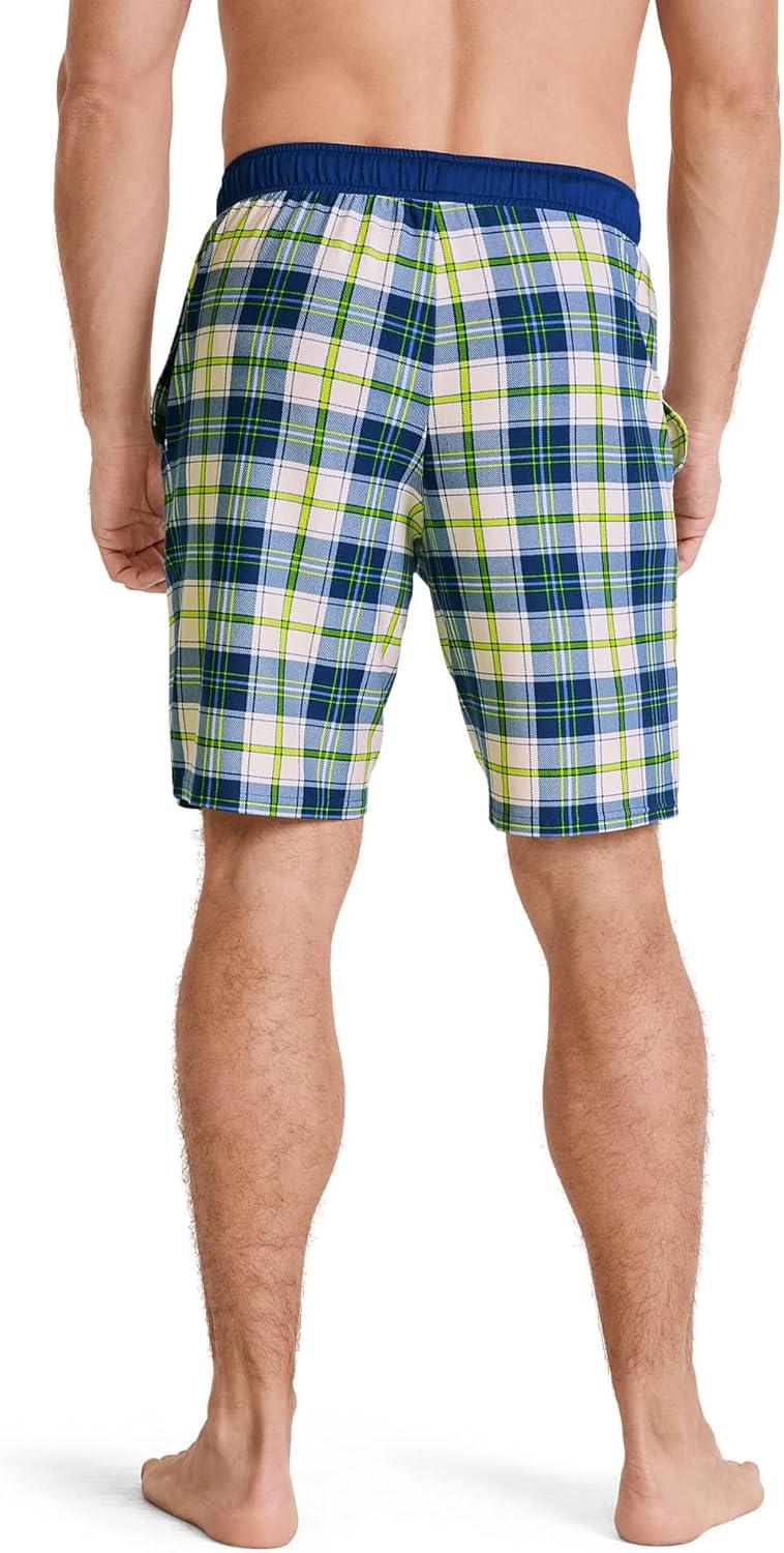 imageJockey Mens Sleepwear Ultra Soft Cooling Sleep ShortRough Marina Plaid