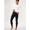 imageJockey Mens Baselayer Waffle PantBlack