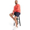 imageJockey Mens Loungewear Cotton Blend Fleece 85quot ShortTrue Navy Heather