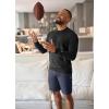imageJockey Mens Loungewear Cotton Blend Fleece 85quot ShortTrue Navy Heather