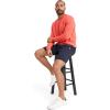 imageJockey Mens Loungewear Cotton Blend Fleece 85quot ShortTrue Navy Heather