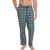 imageJockey Mens Sleepwear Tall Man Flannel Sleep PantCactus Pine Candy Plaid