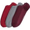 imageJockey Mens Socks Breathable Mesh Low Cut Socks  3 PackSilver Line BlueBoysenberryBlack Currant