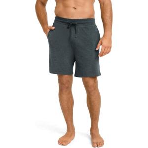 imageJockey Mens Cotton Stretch Sleep ShortMidnight Grey Heather
