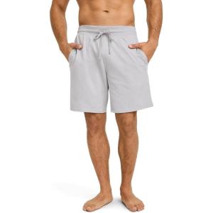 imageJockey Mens Cotton Stretch Sleep ShortSolid Grey