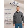 imageJockey Mens Activewear EVERACTIVE Mixed Media 12 Zip HoodieGrey Heather