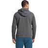 imageJockey Mens Activewear EVERACTIVE Mixed Media 12 Zip HoodieGrey Heather