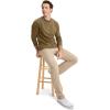 imageJockey Mens Loungewear Cotton Blend Fleece Crew SweatshirtSable