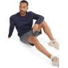 imageJockey Mens Loungewear Cotton Blend Fleece Crew SweatshirtTrue Navy Heather