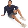 imageJockey Mens Loungewear Cotton Blend Fleece Crew SweatshirtTrue Navy Heather