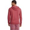 imageJockey Mens Loungewear Cotton Blend Fleece HoodieMalibu Red