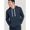imageJockey Mens Loungewear Cotton Blend Fleece HoodieThunder Blue Heather