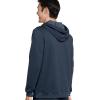 imageJockey Mens Loungewear Cotton Blend Fleece HoodieThunder Blue Heather