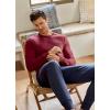 imageJockey Mens Loungewear Cotton Blend Fleece JoggerTrue Navy Heather