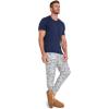 imageJockey Mens Sleepwear Ultra Soft Cooling Sleep JoggerVacay Penguins