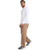 imageJockey Outdoors Mens Long Sleeve Hooded Sun ShirtDiamond White